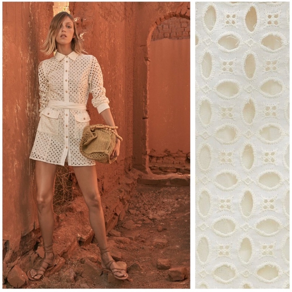 White lace dress